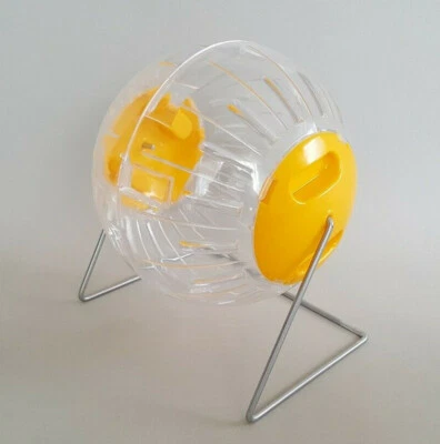 MANI-KO Hamster Mouse Running Ball on Steel Stand Toy Pet Gerbil Rodents Animal Exercise