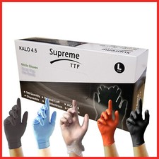 Disposable Gloves Powder Free Tattoo Food Clear Vinyl Nitrile Black Blue Orange