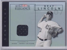 2007 TRISTAR Elegance Showtime Game Used #BL Brad Lincoln