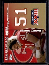 2008 Topps Randy Cross NFL Dynasties Tribute #DYN-RC - San Francisco 49ers