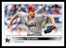 2022  Topps  Anthony Bender Rookie #160 Miami Marlins Baseball Card