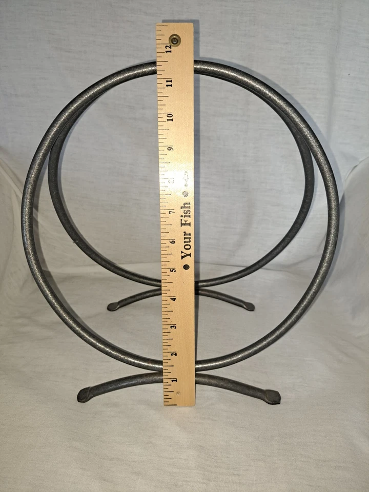 Mini portador/anillo vintage de madera de robo de plata Foto 2 de 4