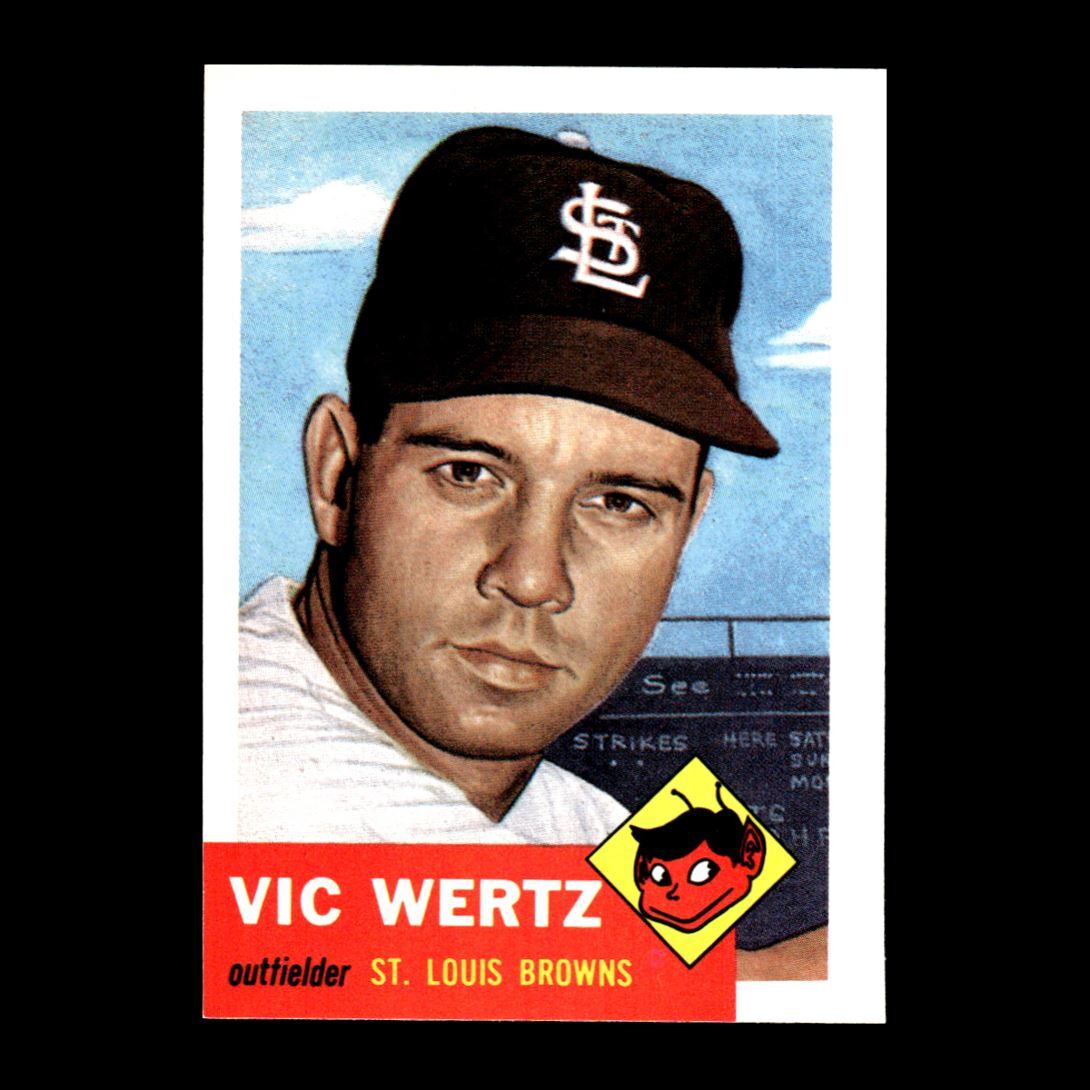 Vic Wertz 1991 Topps Archives 1953 St. Louis Browns #142 NM-MT GM 2