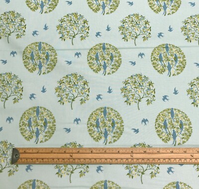 Voysey Baumwollstoff VÖGEL IN DER NATUR V&A Craft Cotton Company Patchwork Handarbeit 
