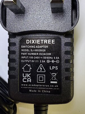 8V 500mA 0.5A Switching Alimentatore Adattatore AC 100V - 240V DC - Foto 3