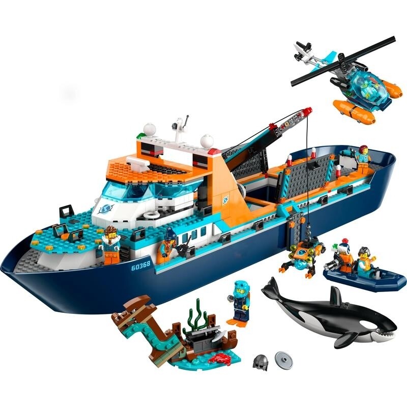 LEGO City Arctic Exploration Ship 60368 Toy Block New From Japan