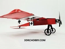 RED Ugly Stick RC Airplane Kit 23" Wingspan Complete 3D Printed Kit + Covering