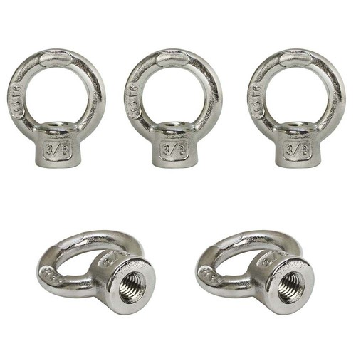 Stainless Steel 316 Lifting Eye Nut, UNC Tap, Size 1/4" to 1-1/4" - Picture 3 of 15