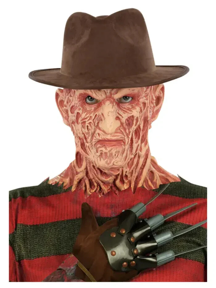 Smiffys - Freddy Krueger Fedora Hat - Adult - Image 3