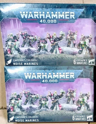  ONE-CLICK - WARHAMMER 40K - 2X NOISE MARINES - NIB 
