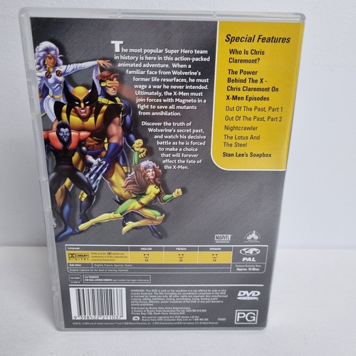 X-Men-The Legend Of Wolverine = DVD Region 4 Like New FREE POST - Picture 3 of 3
