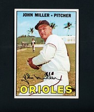 John Miller 1967 Topps - Baltimore Orioles #141 NM
