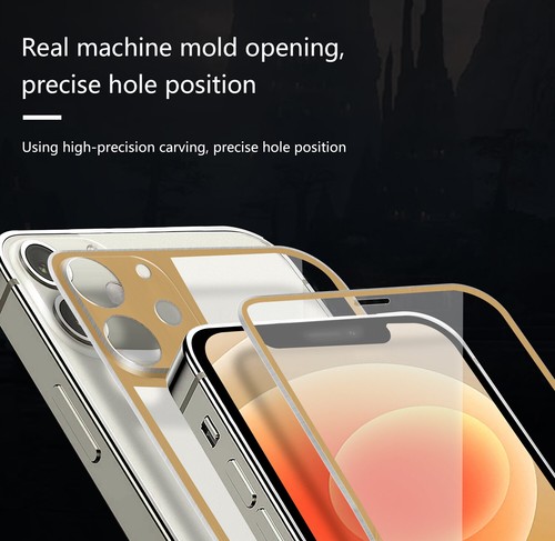Per iPhone 12 11 XS Max XR X protezione schermo vetro temperato anteriore e posteriore 9H - Foto 41 di 43