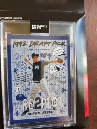 2020 Topps Project 2020 #251 Derek Jeter New York Yankees Sophia Chang