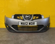 2012 NISSAN QASHQAI J10 FRONT BUMPER IN SILVER FACELIFT FITS 2010-2013 MODEL