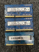 3) SK Hynix (2) - 4GB HMT451S6AFR8A-PB PC3L-12800S + (1) Ramaxel Nn031410052 4gb