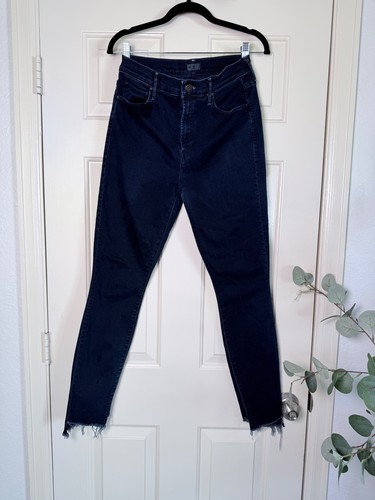 MOTHER The Stunner Zip Two Step Fray Jeans Women’s Sz29 Holding Hands Skinny