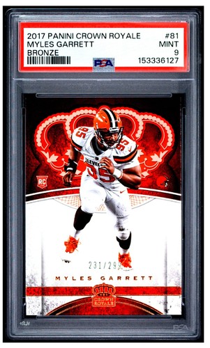 Myles Garrett [Bronze] #81 2017 Panini Crown Royale card