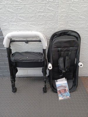 Mompush Wiz 2-in-1 Urban Stroller-Black
