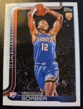 2025-26 Topps Basketball Thomas Sorber Rookie #215 Oklahoma City Thunder