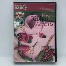 Sewing with Nancy: Easy Ribbon Accents DVD 2006 Nancy Zieman DIY Instruction