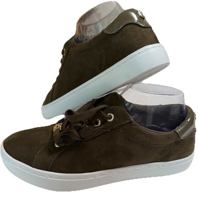 Liz Claiborne Warwick Fashion Sneakers Womens 8 Medium Brown Faux Suede