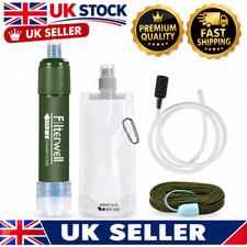 4000L Water Purification Filtration Portable Camping Filter 480ml Survival Kit