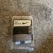 Nike 3-in-1 Adjustable One Size Fits All up to 42 Web Belt 1 Belt Missing
