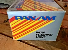 Vintage 1980s Pan Am 747 w/flashing Lights and Real Engine Sound...Ships Free!