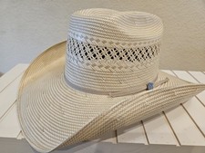 Resistol CoJo Special Cody Johnson Straw Cowboy Hat Natural Tan 7 5/8