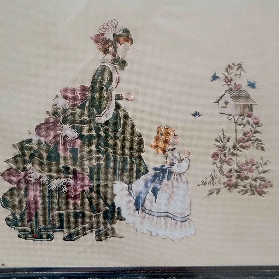 Lavender & Lace Victorian Designs "Little Wings" 1989 Cross Stitch Pattern NEW - Image 3 of 4