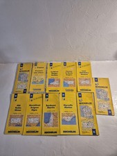 Lot 11 De 11 Cartes Routieres Anciennes Michelin Années 90/2000