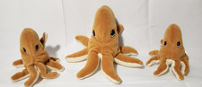 Vintage 1998 Galoob Pound Puppies Ocean Octopus 1 Big 2 Babies Stuffed Plush
