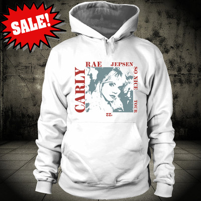 Hot Carly Rae Jepsen Hoodie Singer  White Size S-5XL white