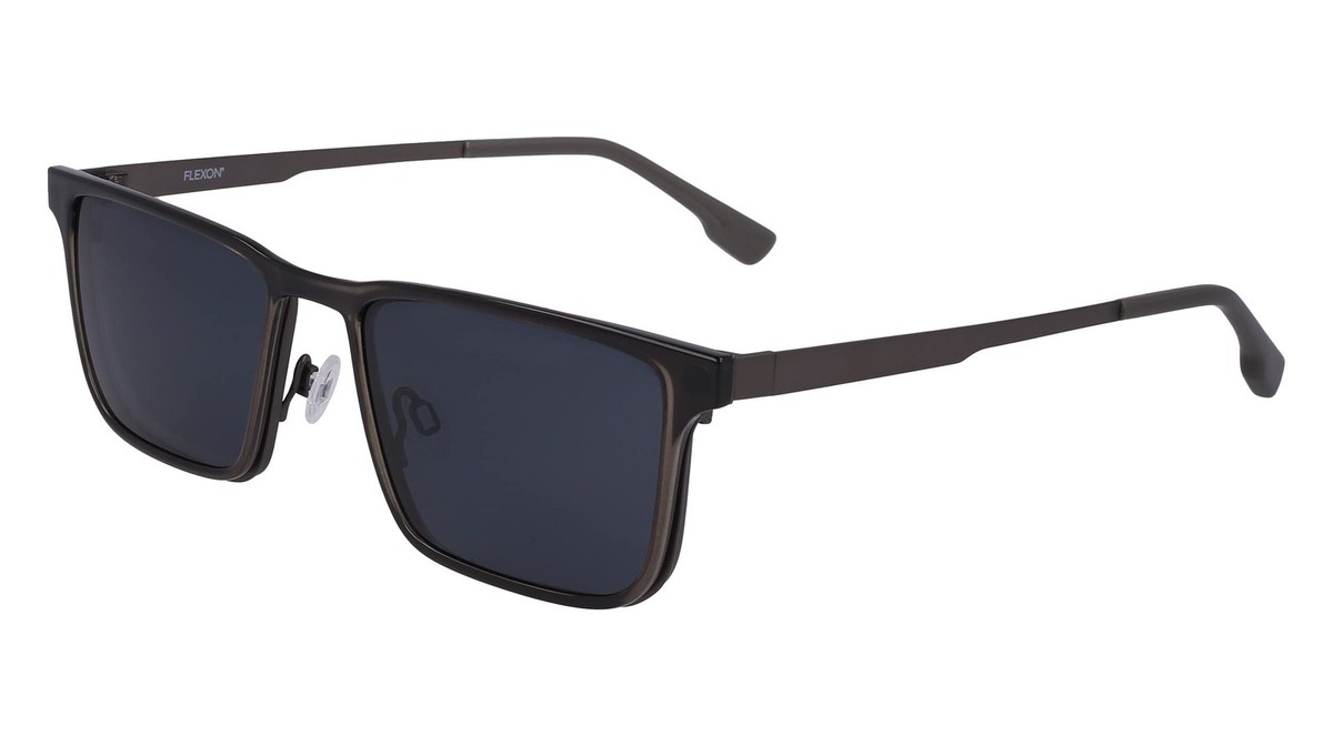 New Flexon FLX-1006 MAG-SET 033 Matte Gunmetal Eyeglass w