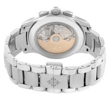 Patek Philippe Complications Annual Calendar Steel Mens Watch 5905 Box Papers 8