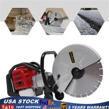 52cc Gas Powered 2 Stroke Cement Wet Dry Masonry Concrete Cut Off Saw with Blade