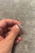 1 ct real diamond wedding+band