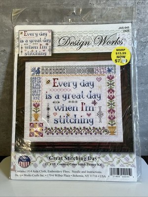 Design Works #2425 Counted Cross Stitch Picture Kit 11x13 NIP