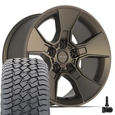 Set5 Df02 17x8 Bronze Wheels 26570r17 At2 Tires Tpms Fits Jeep Wrangler Set5 Df02 17x8 Bronze Wheels 26570r17 At2 Tires Tpms Fits Jeep Wrangler