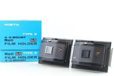 Lot of 2 Unused Wista Type N 6x9 Roll Film Back Holder for 4x5 Japan 3300