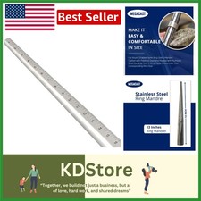 Stainless Steel Ring Sizer Mandrel 1-16 Sizes Jewelry Making Tool for DIY Crafts