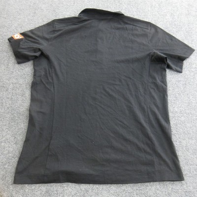 Arc'teryx Polo Shirt Mens Large Black A2B SS Wool Blend