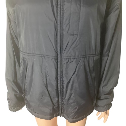 Vintage Old Navy Jacket Reversible Mens Small Black Blue Full Zip Fleece - Picture 11 of 20