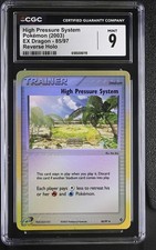 CGC 9 MINT High Pressure System 85/97 EX Dragon Reverse Holo Pokemon Card