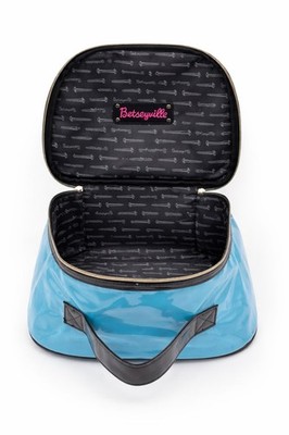 Betseyville Betsey Johnson Y2K Surf Punk Girl Train Case Rare
