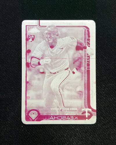 Luke Keaschall [Printing Plate] #US16 2025 Topps Update card