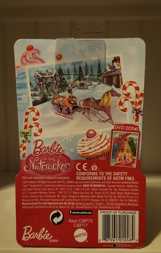 Mattel Barbie Nutcracker Chelsea Doll 2014 Target MISB - Picture 2 of 2