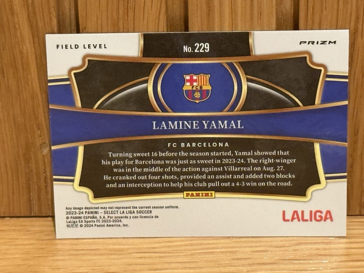 ヤマル L Lamine Yamal [Blue Pulsar] #22 Prices | 2023 Panini Select