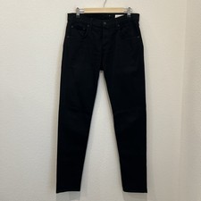 rag & bone Standard Issue Fit 1 Skinny Leg Black Jeans Men's 33 Made In USA